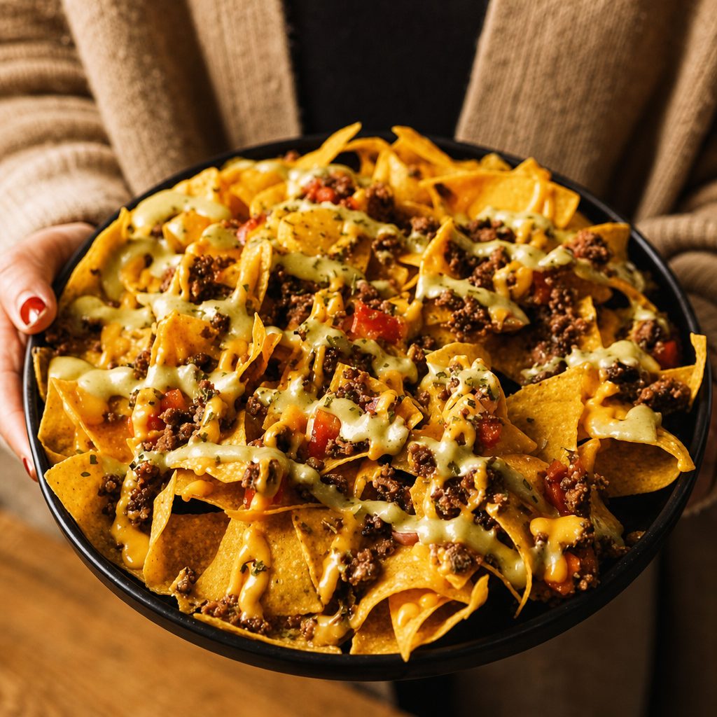 Loaded Nachos Deluxe.