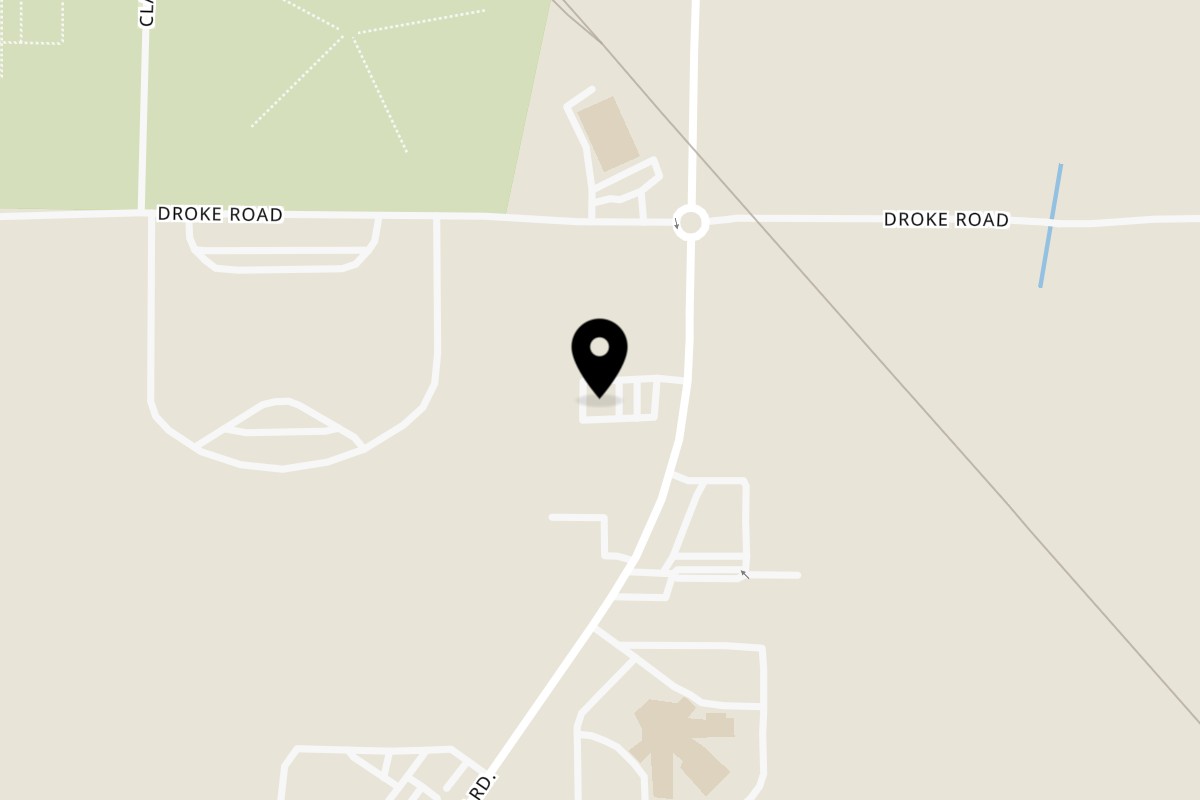 Map showing the location of The Dinner Bell Steak & Fish on 1000 S Harper Rd #6645 in Corinth
